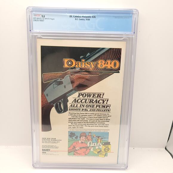 DC Comics DC Comics Presents #26 CGC Graded 9.0 Off White Pages Sealed Comic - Picture 2 of 6